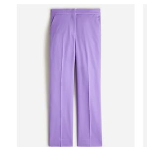J.Crew, "Kate" straight-leg pants in a bi-stretch cotton blend. Size/6P